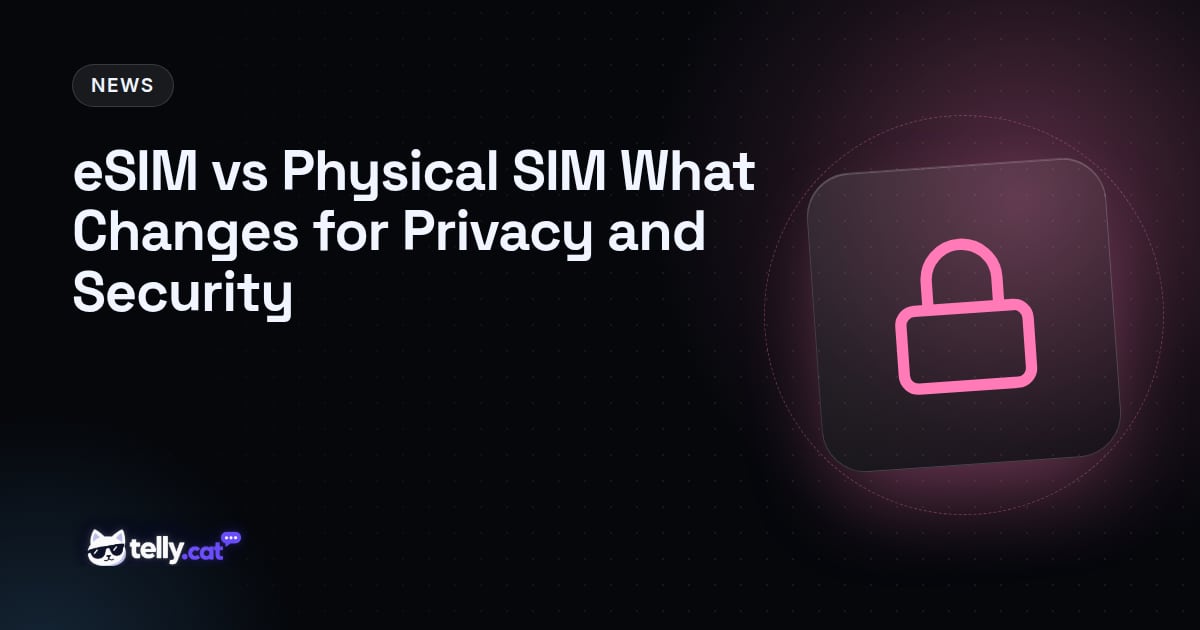 eSIM vs Physical SIM What Changes for Privacy and Security