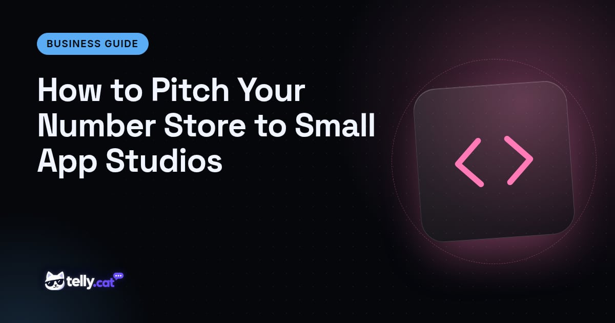 How to Pitch Your Number Store to Small App Studios