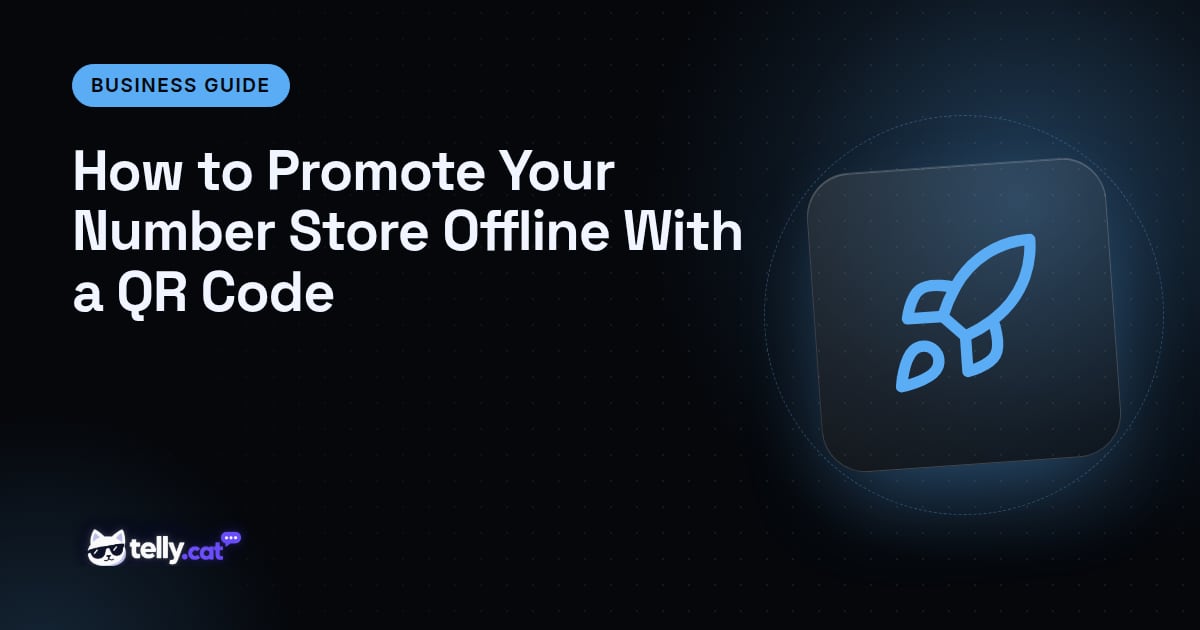 How to Promote Your Number Store Offline With a QR Code