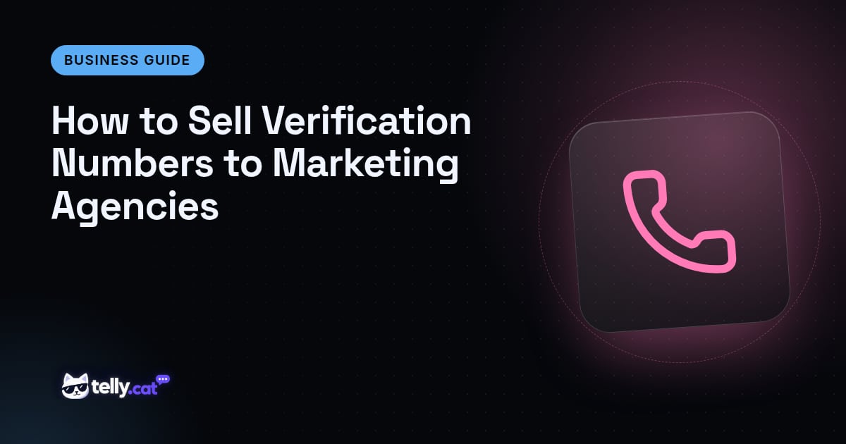 How to Sell Verification Numbers to Marketing Agencies