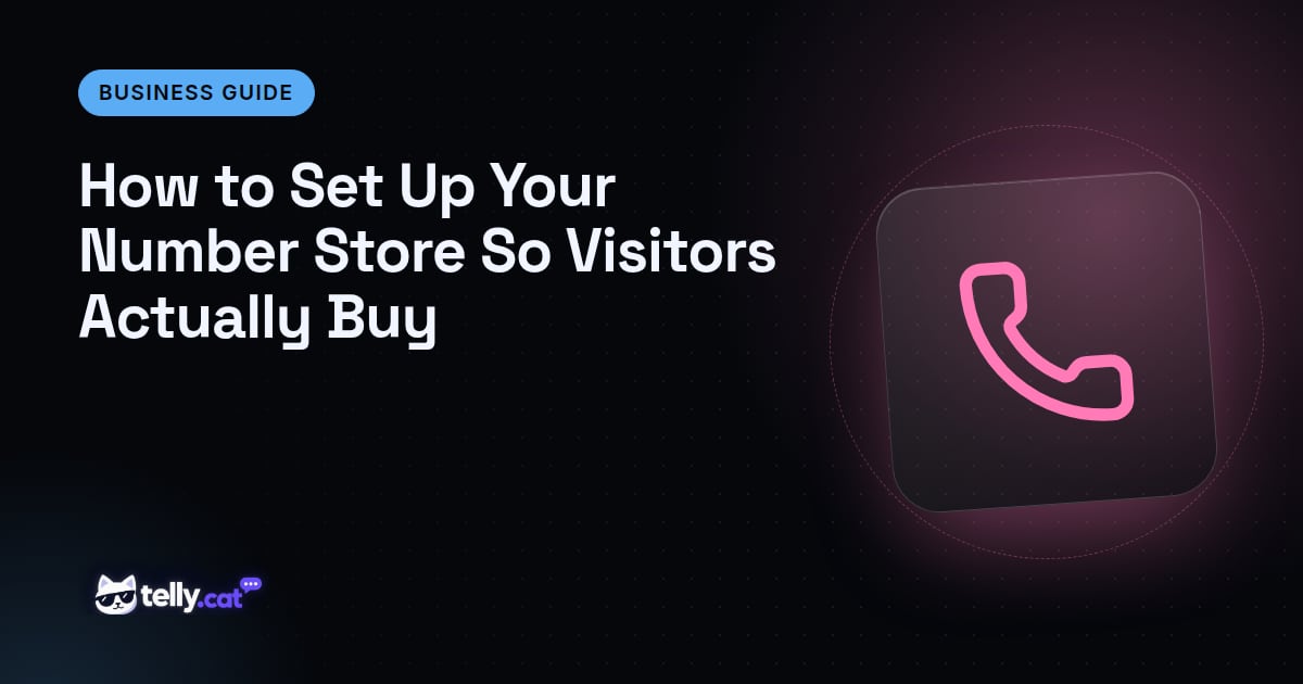How to Set Up Your Number Store So Visitors Actually Buy