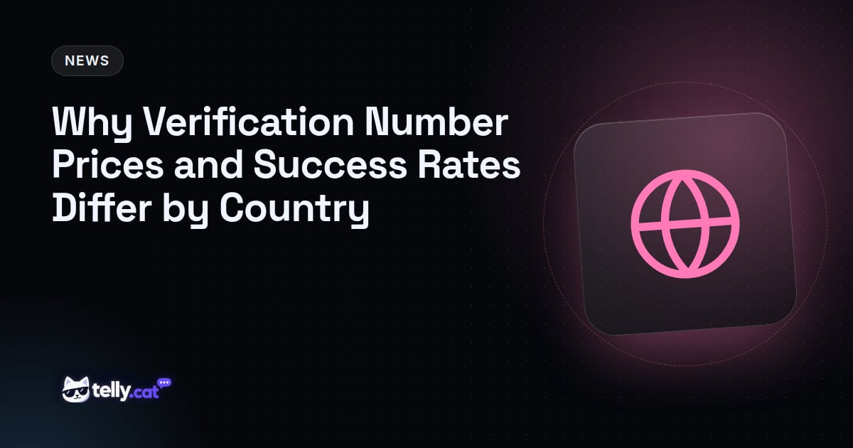 Why Verification Number Prices and Success Rates Differ by Country